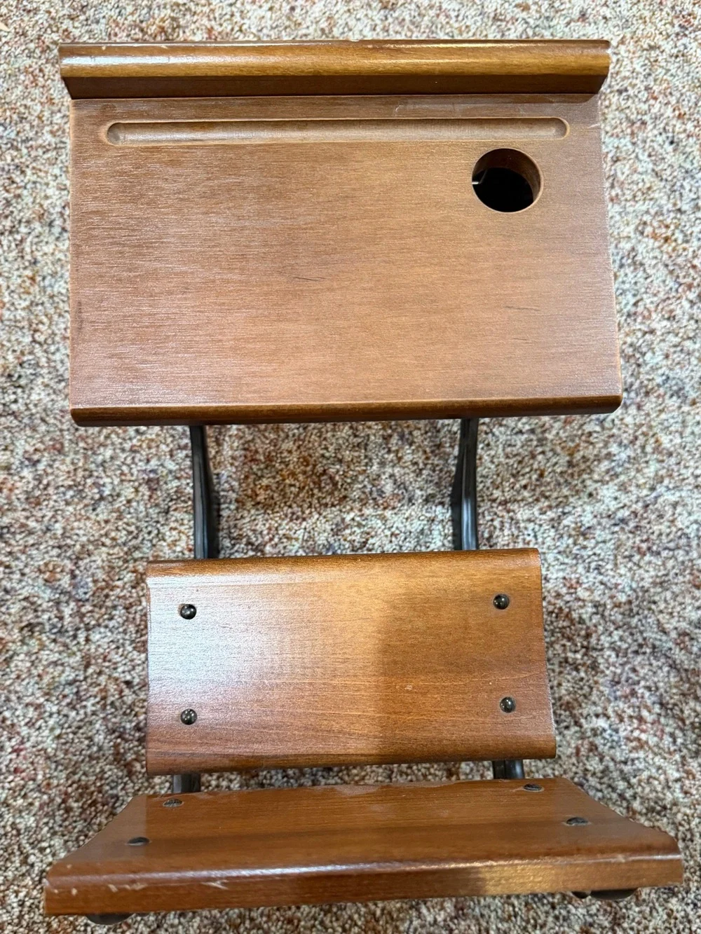 American Girl Wood @ Wrought Iron Desk Samatha’s School Desk - Retired